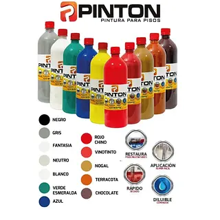 Cera Plastica Pinton Rojo Chino X 1000 Ml